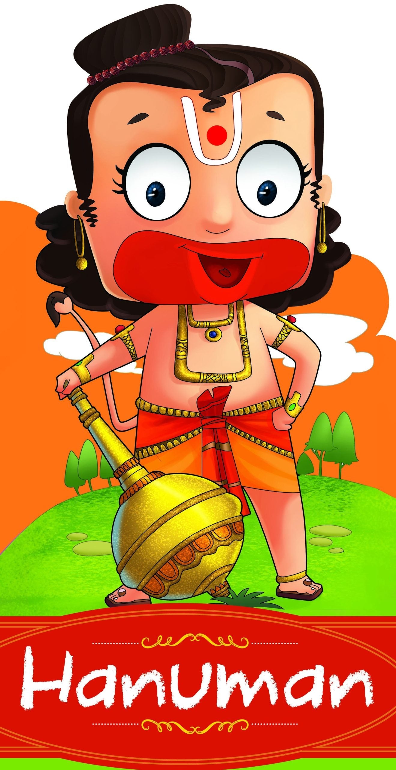 Hanuman : Cutout Story Book - Om Books | Grocsy