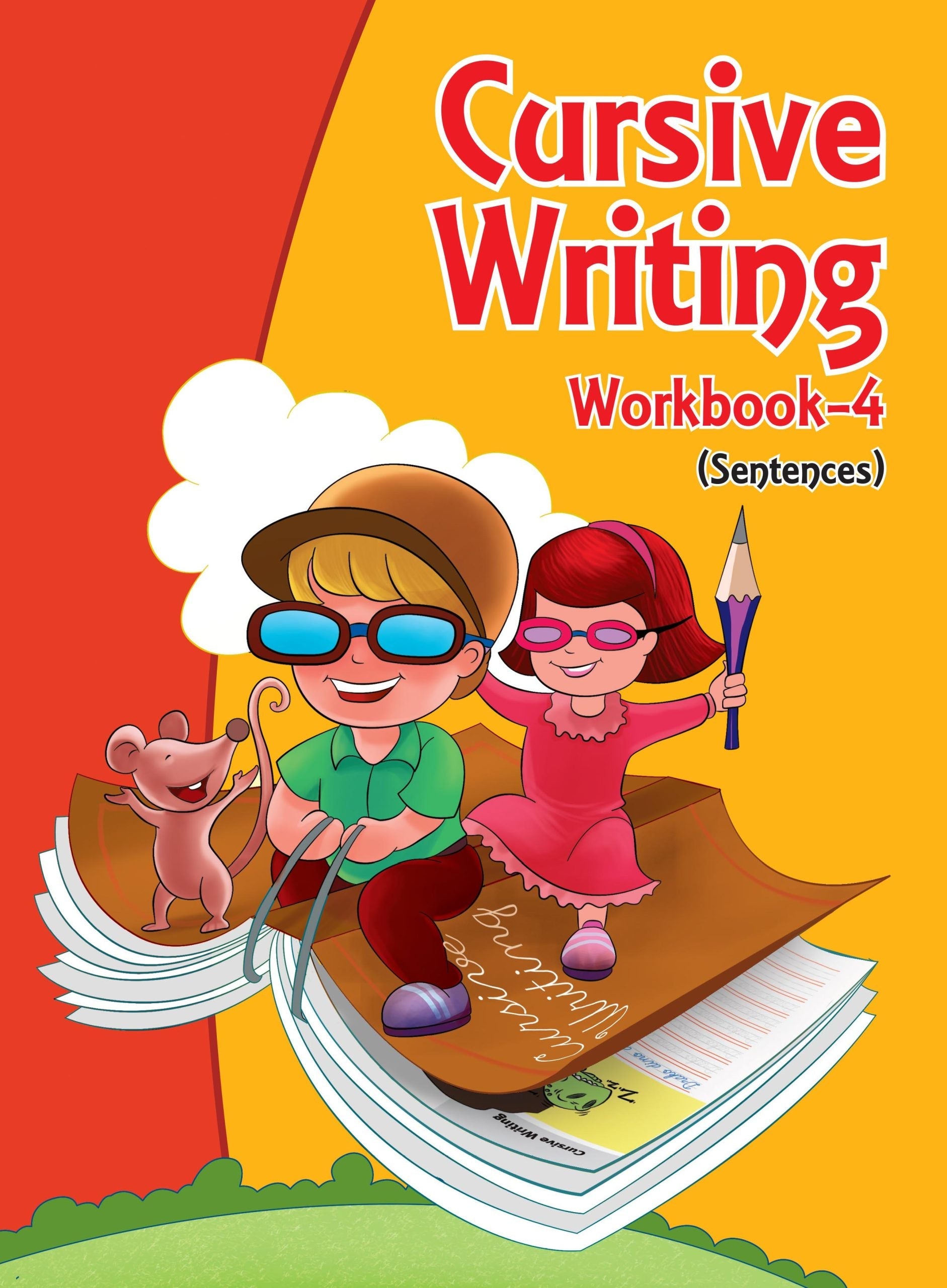 Cursive Writing Workbook 4 (Sentences) - Om Books | Grocsy