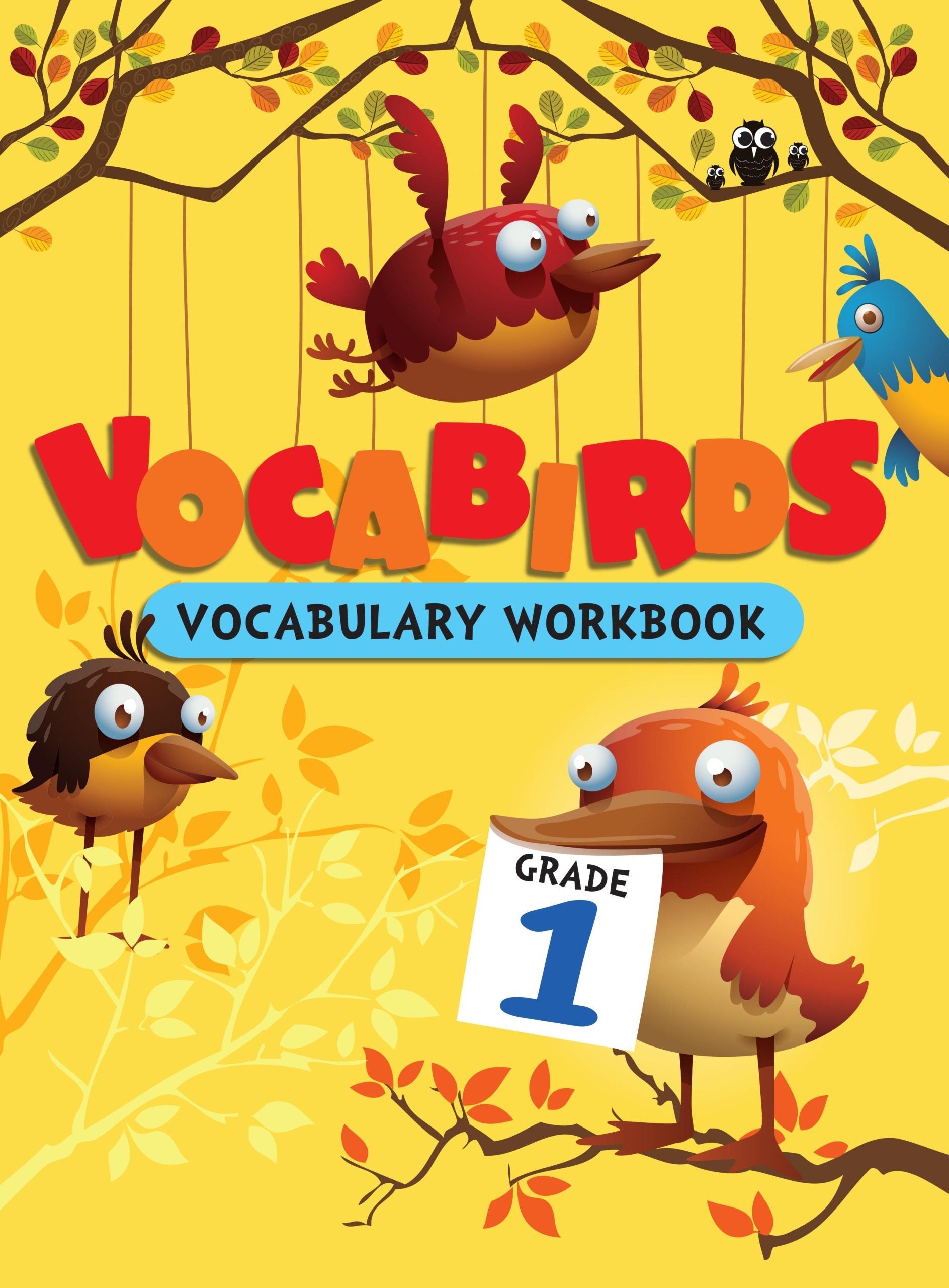 Vocabirds Vocabulary Workbook Grade-1 - Om Books | Grocsy