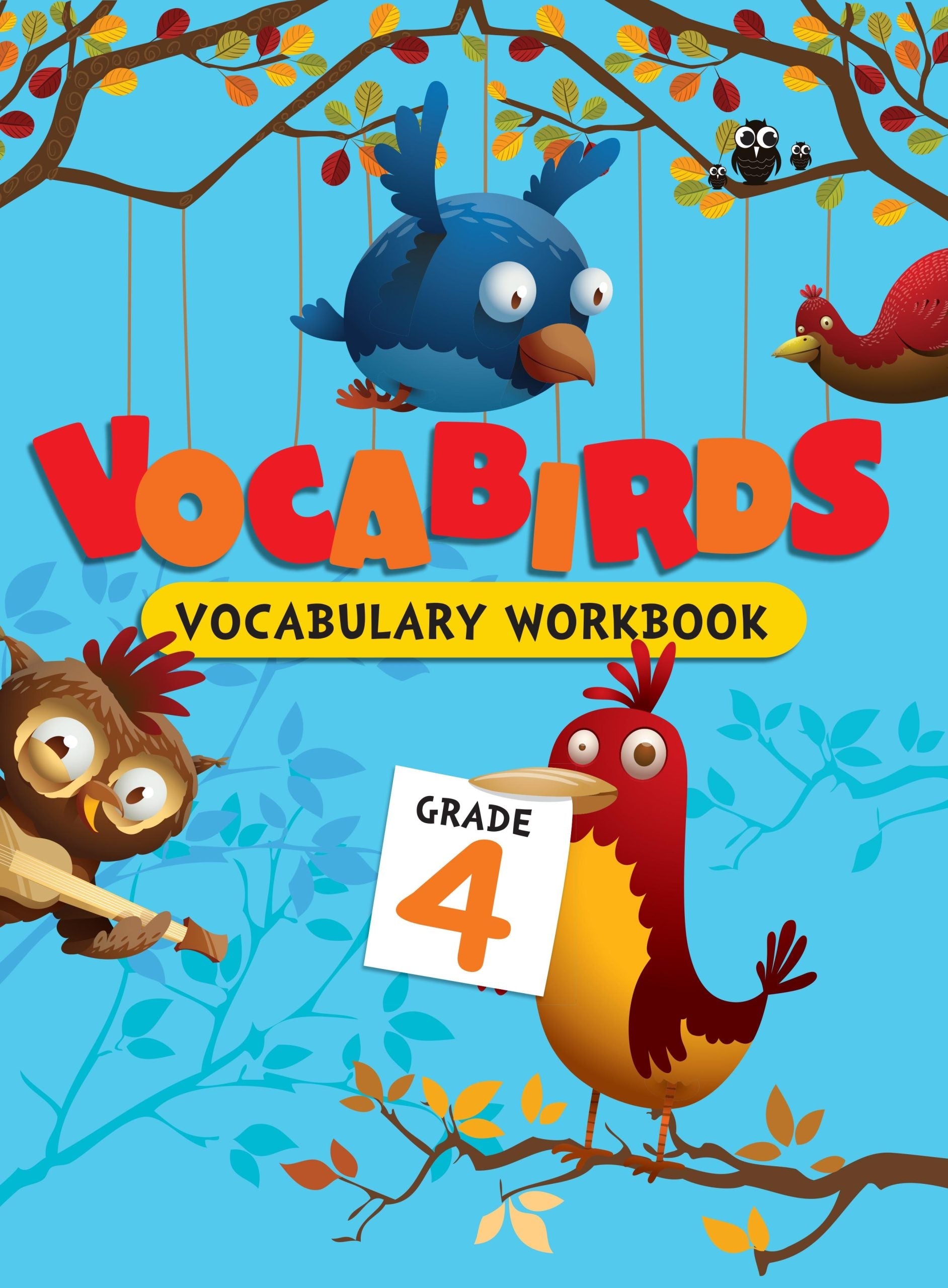 Vocabirds Vocabulary Workbook Grade-4 - Om Books | Grocsy