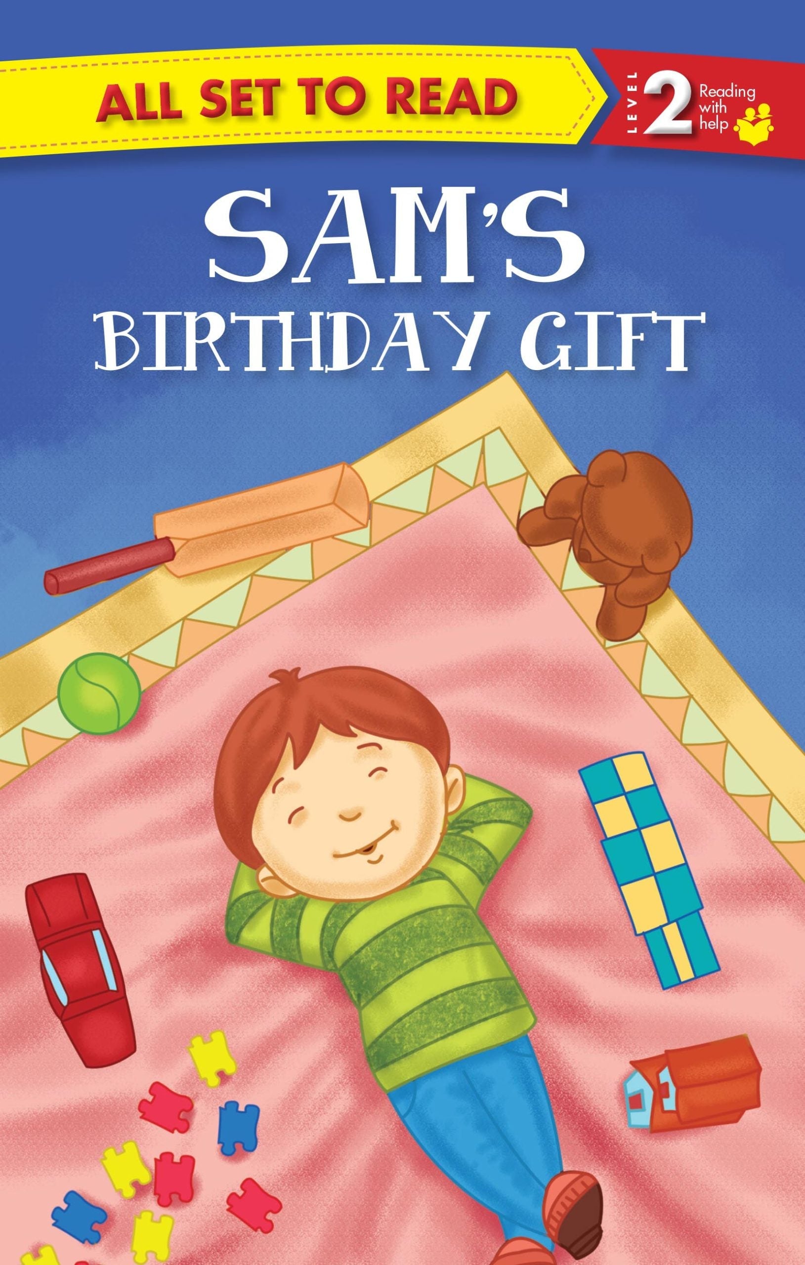 All set to Read Readers Level 2 Sam's Birthday Gift - Om Books | Grocsy