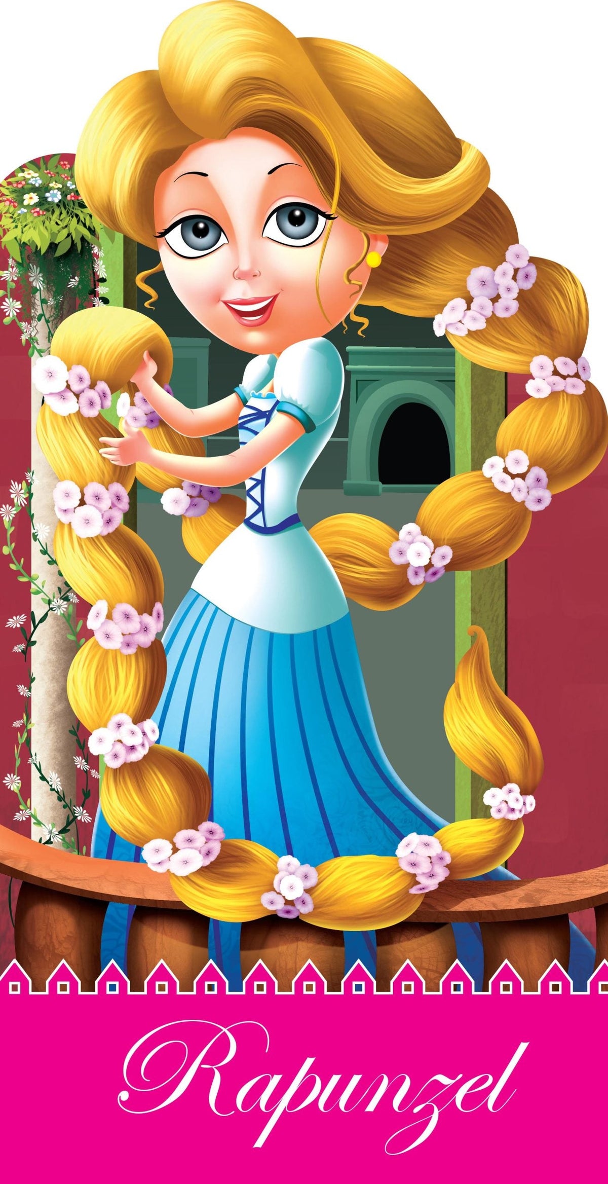 Rapunzel : Cutout Story Book - Om Books | Grocsy
