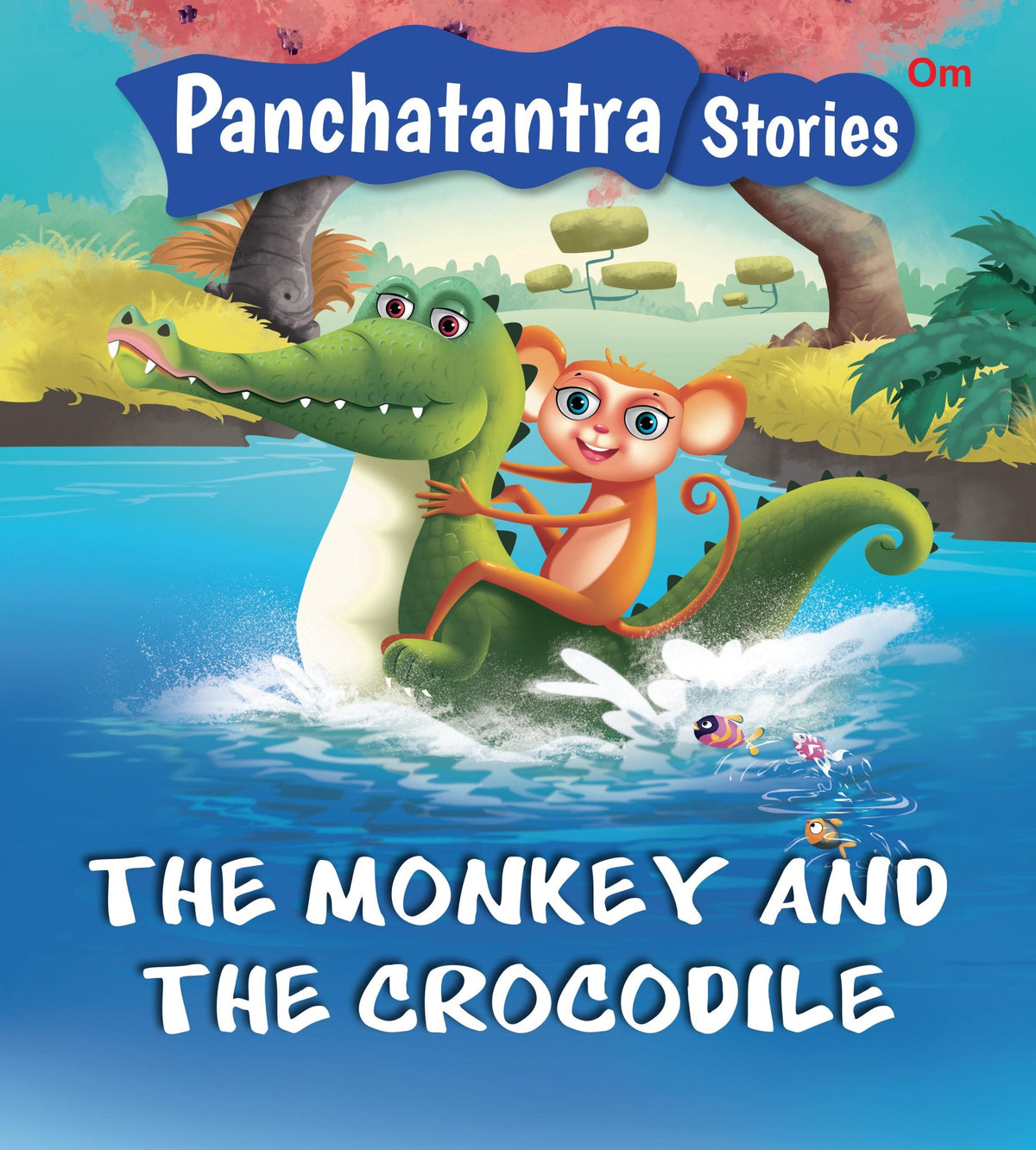 The Monkey and the Crocodile : Panchatantra Stories - Om Books | Grocsy