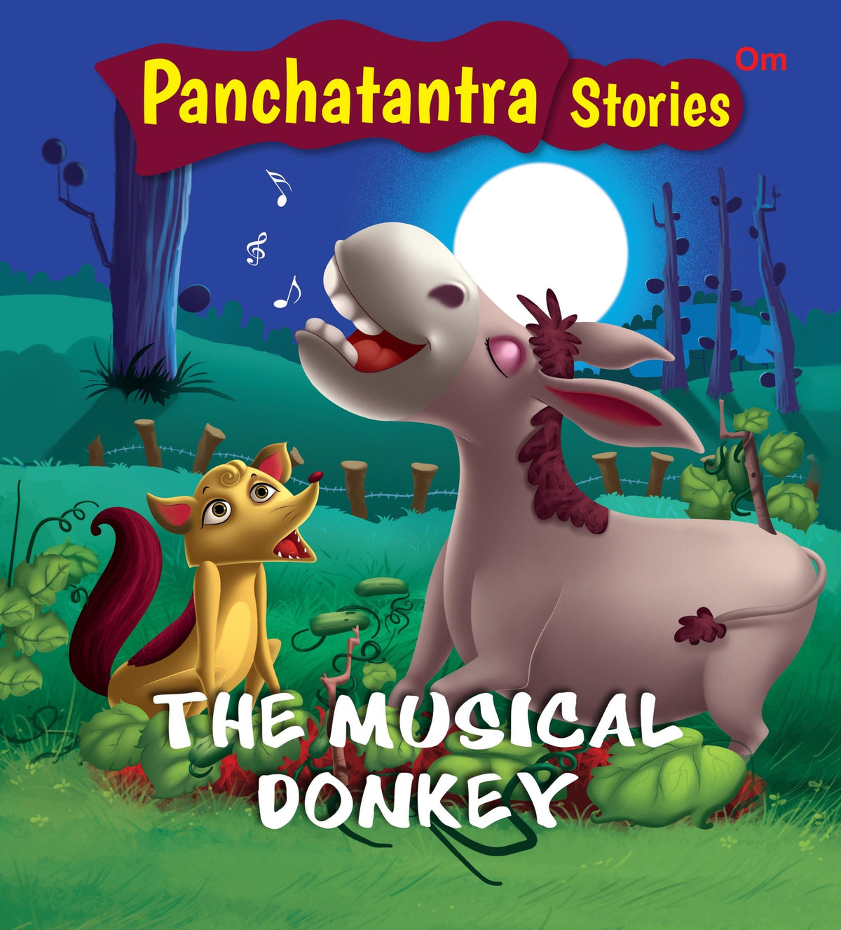 The Musical Donkey : Panchatantra Stories - Om Books | Grocsy
