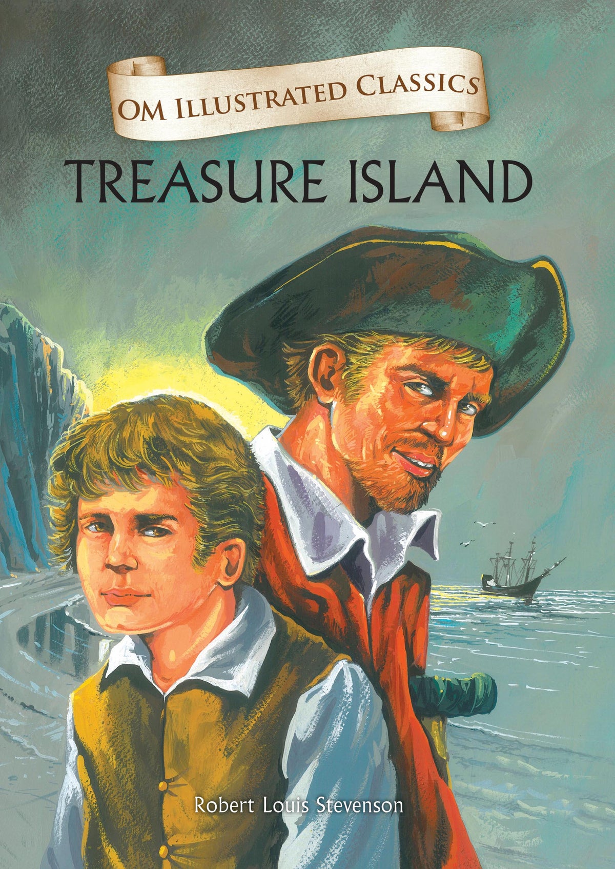 Treasure Island : Om Illustrated Classics - Om Books | Grocsy