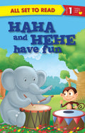 All set to Read Readers Level 1 Haha and Hehe have Fun - Om Books | Grocsy