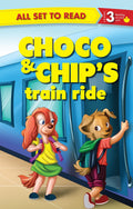All set to Read Readers Level 3 Choco and Chips Train Ride - Om Books | Grocsy