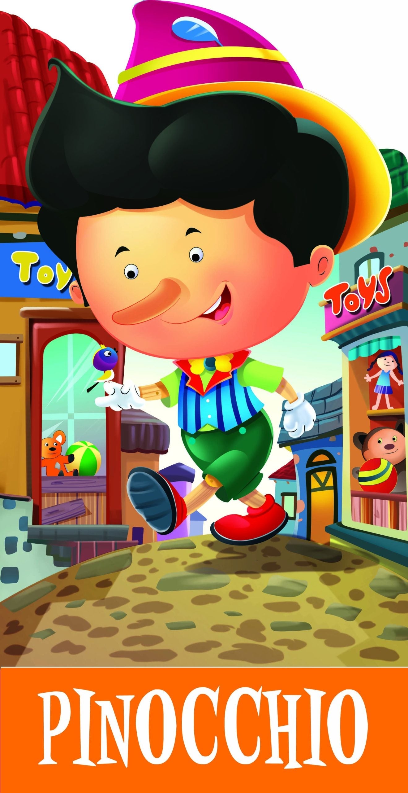 Pinocchio : Cutout Story Book - Om Books | Grocsy