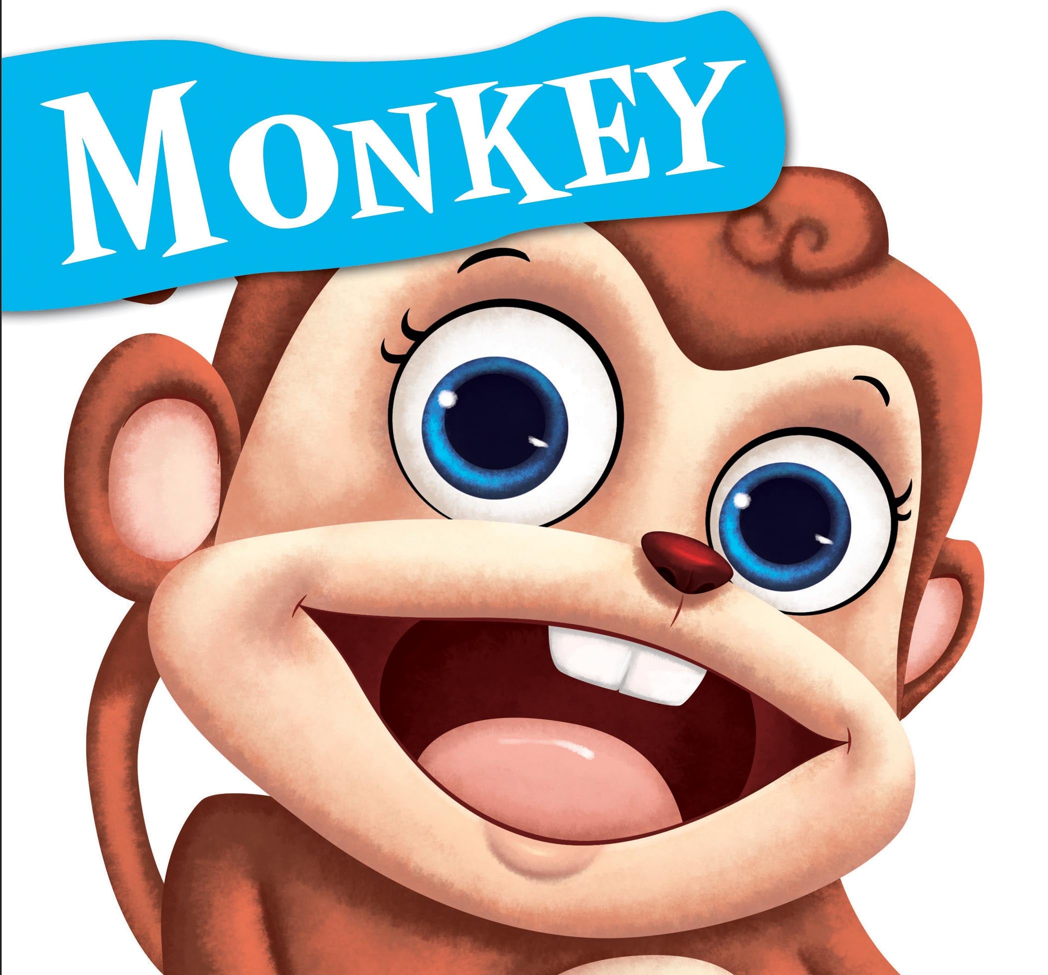 Monkey : Cutout Board Book - Om Books | Grocsy