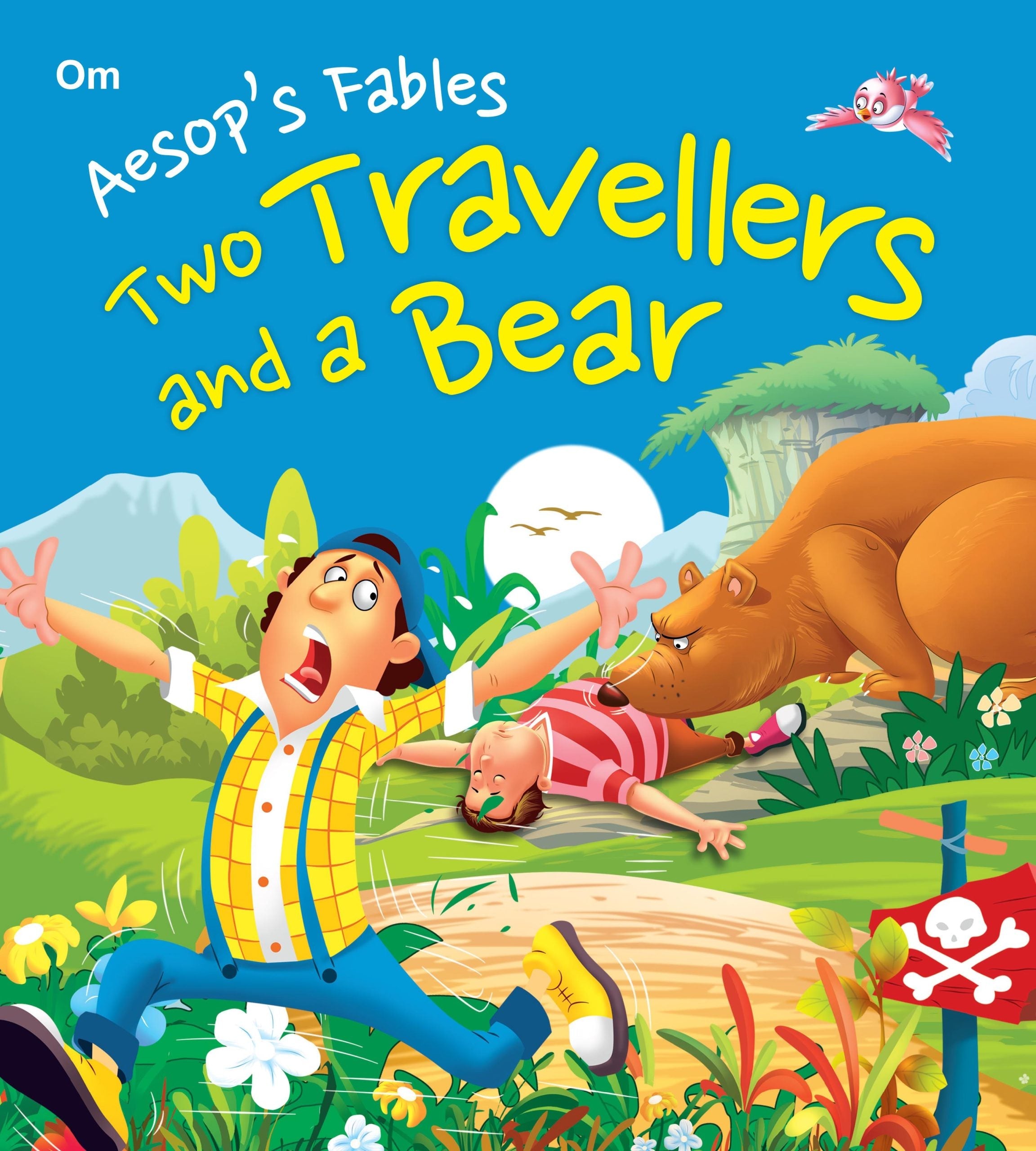 Two Travellers and the Bear : Aesops Fables - Om Books | Grocsy