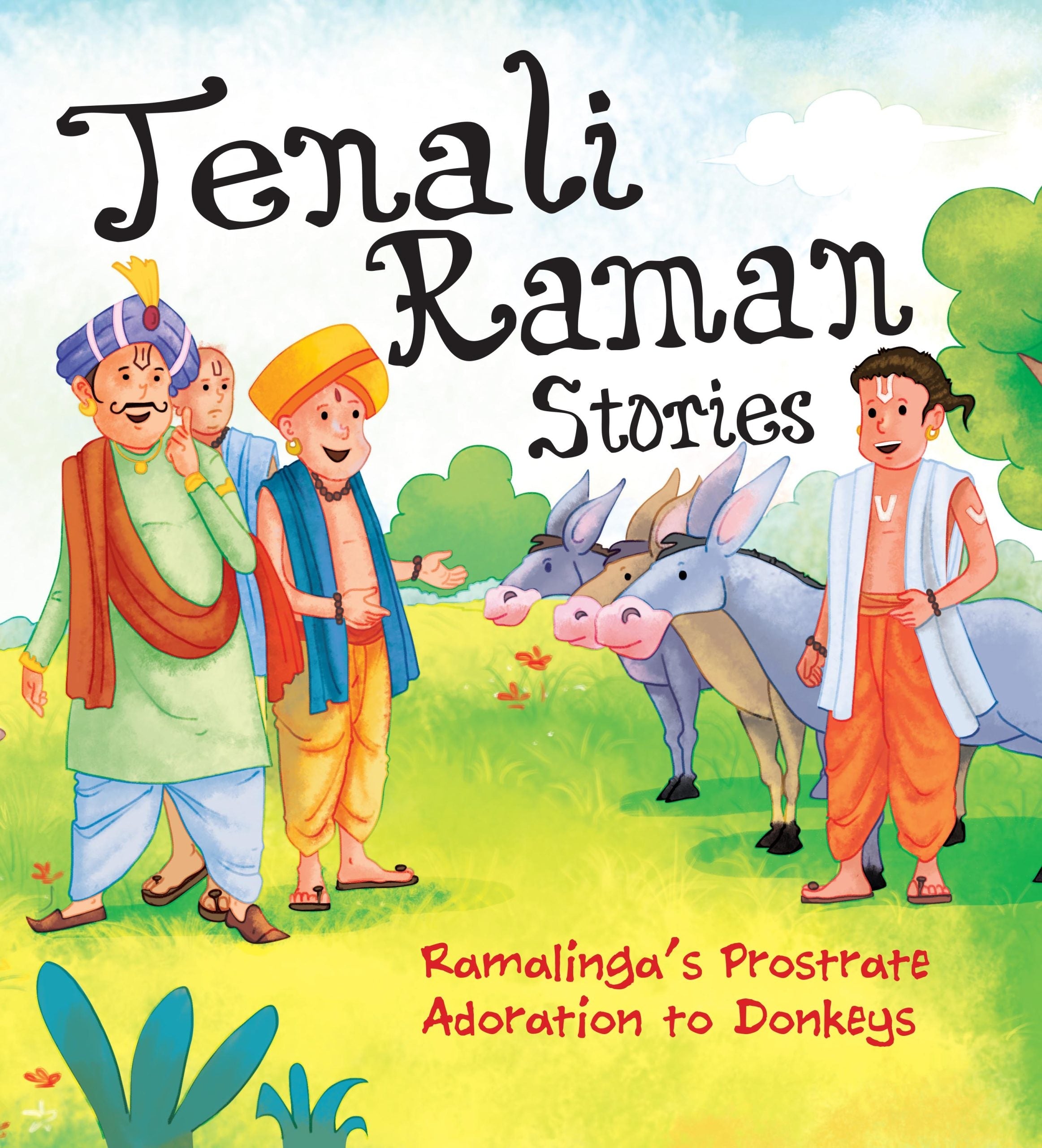 Ramalingas Prostrate Adoration to Donkeys : Tenali Raman Stories - Om Books | Grocsy