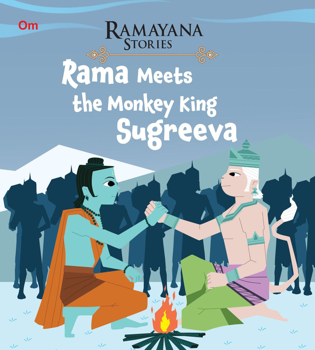 Rama Meets the Monkey King Sugreeva : Ramayana Stories - Om Books | Grocsy