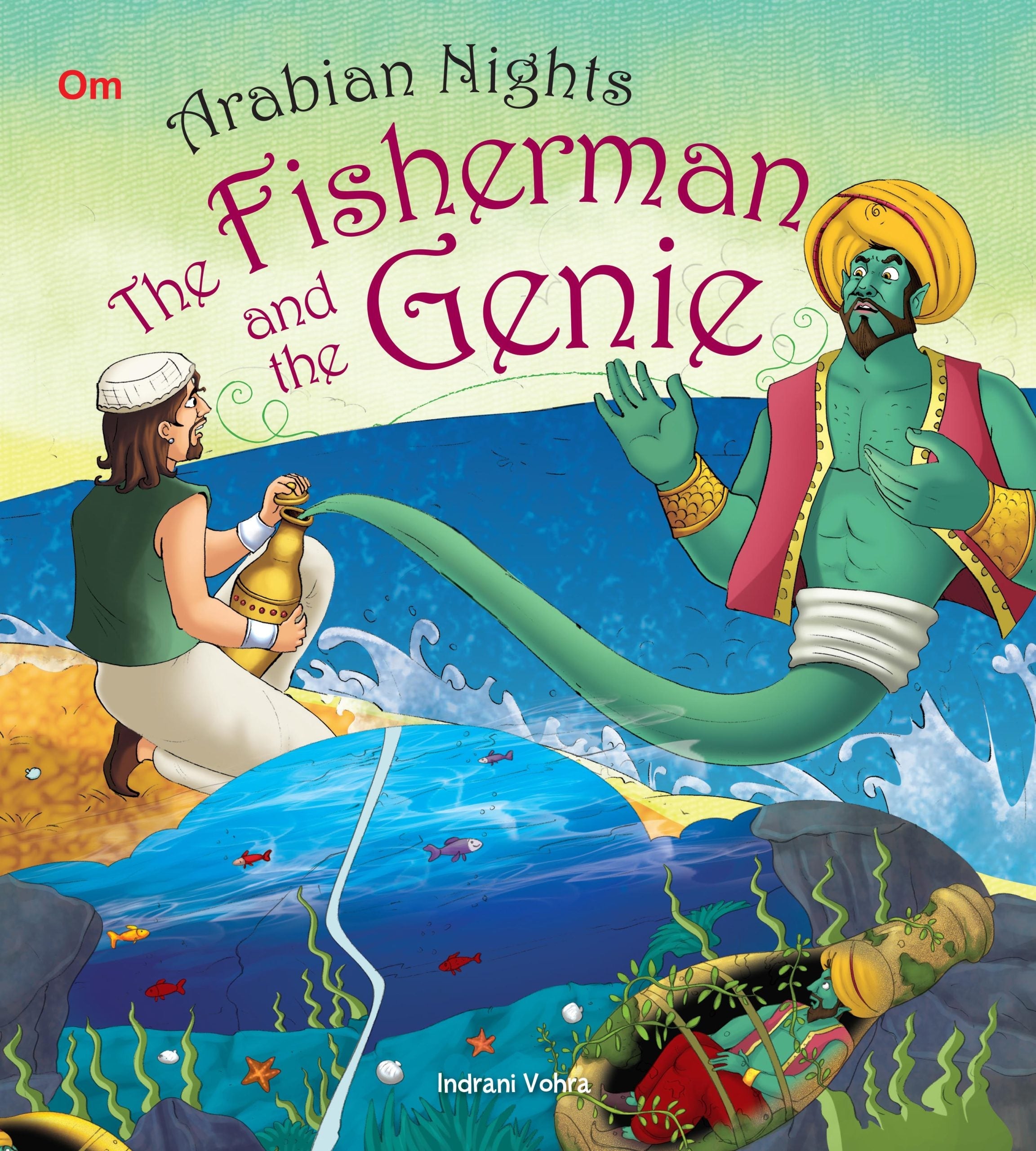 The Fisherman and the Genie : Arabian Night - Om Books | Grocsy