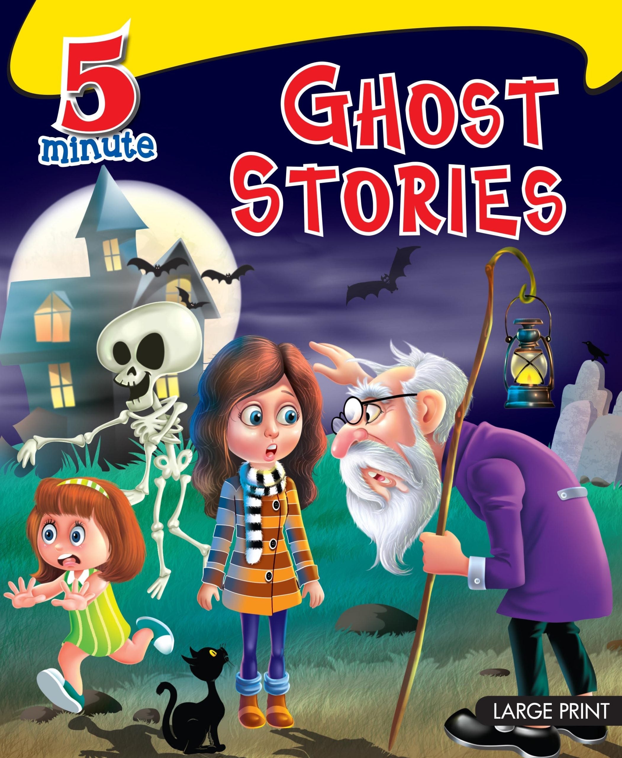 5 Minute Ghost Stories : Large Print - Om Books | Grocsy