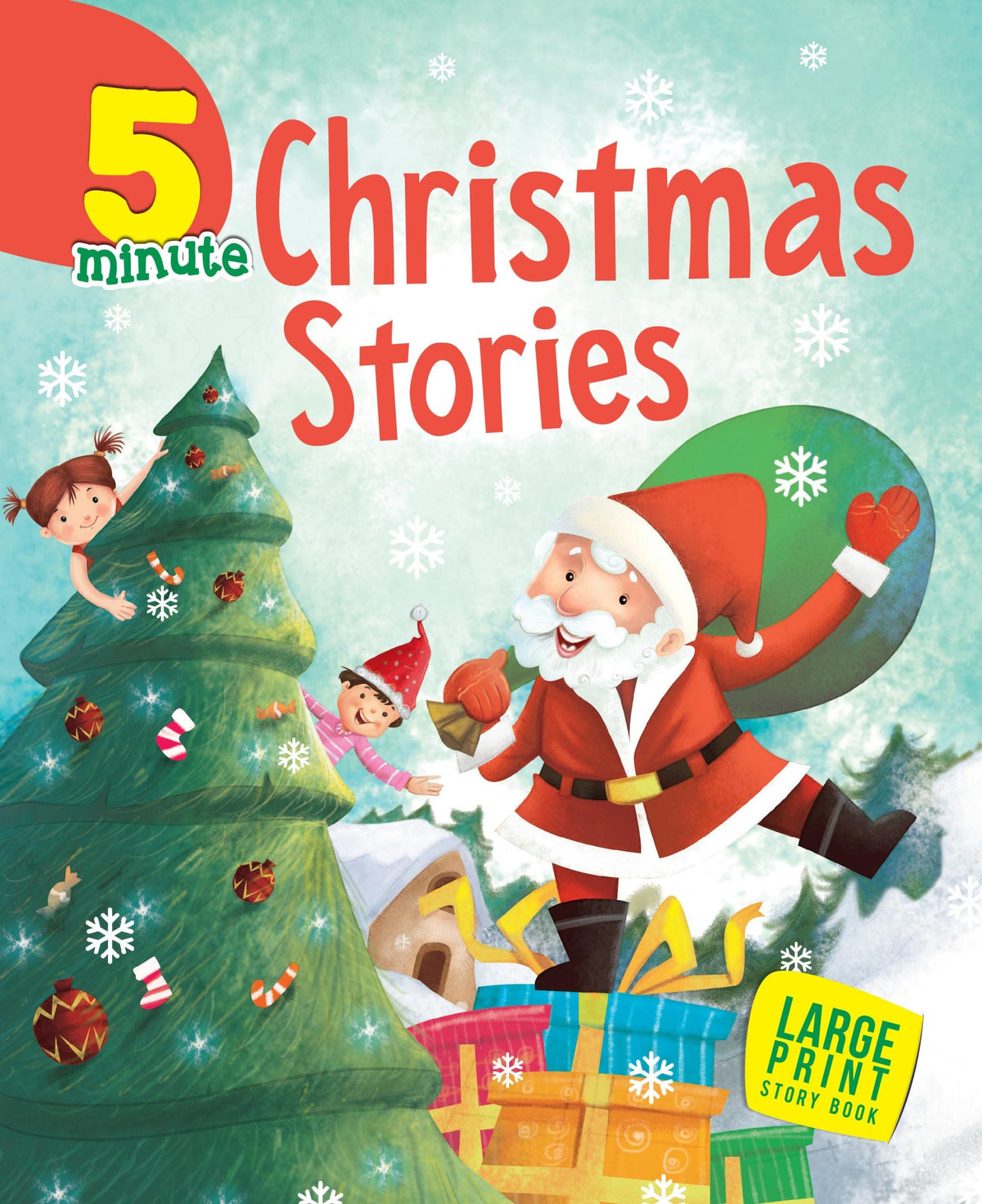 5 Minute Christmas Stories : Large Print - Om Books | Grocsy