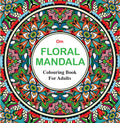 Adult Colouring Book : Floral Mandala by Om Books Editorial Team - Om Books | Grocsy