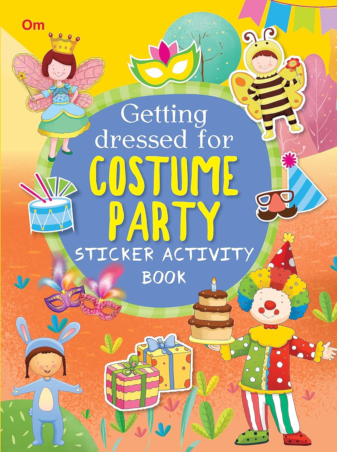 Getting Dressed for Costume Party - Sticker Activity Books - Om Books | Grocsy