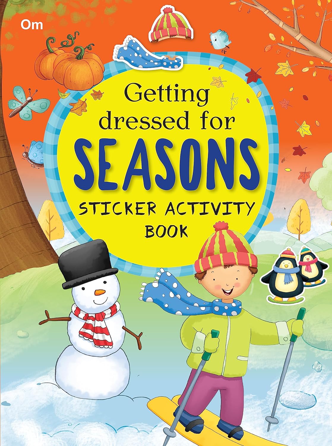 Getting Dressed for Seasons - Sticker Activity Books - Om Books | Grocsy