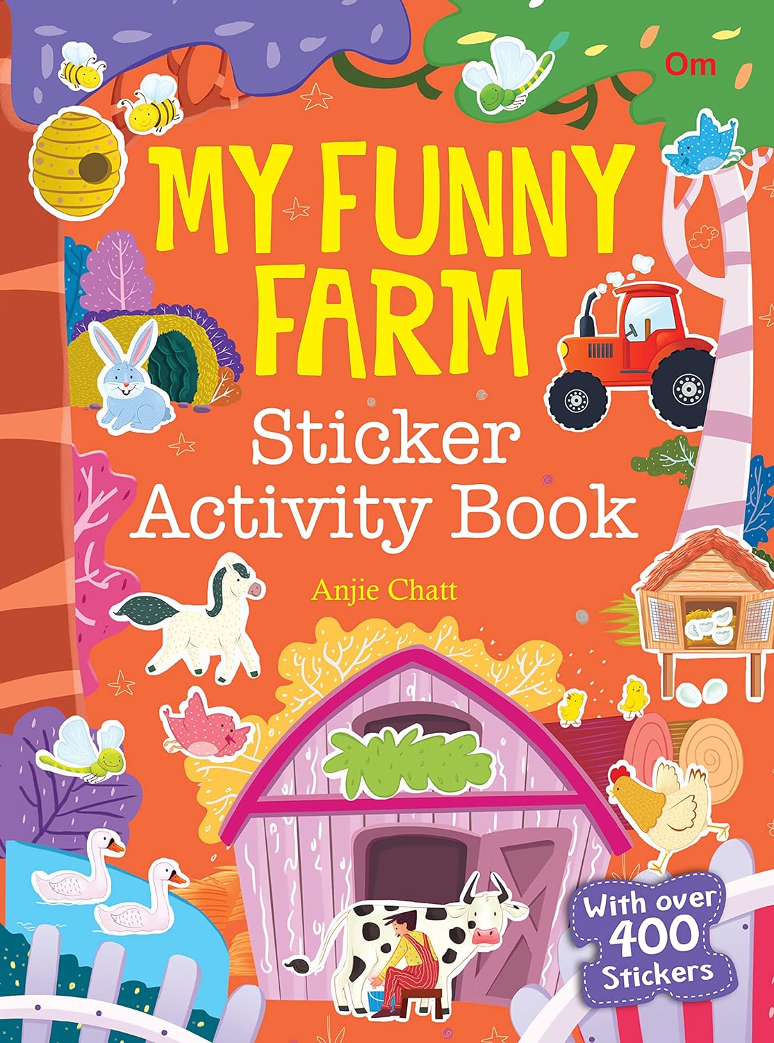 My Funny Farm Sticker Activity Book - Om Books | Grocsy