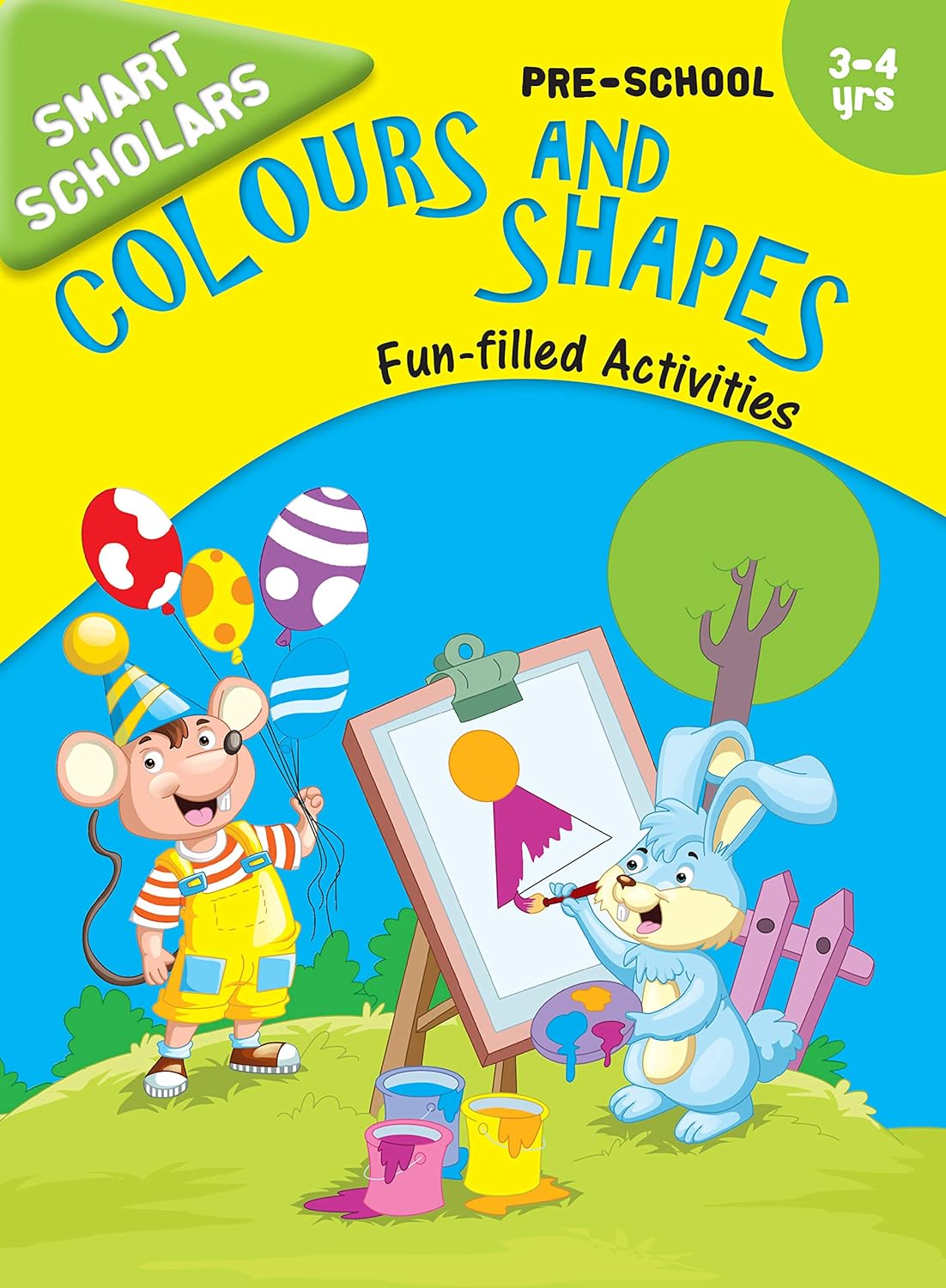 Smart Scholars Pre-School Colours and Shapes - Om Books | Grocsy