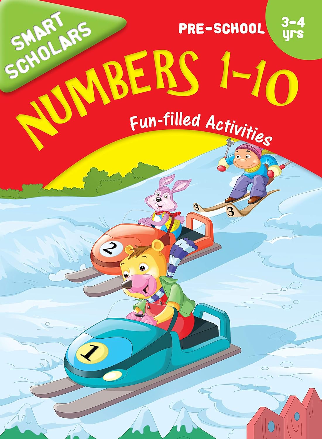 Smart Scholars Pre-School Numbers 1-10 - Om Books | Grocsy