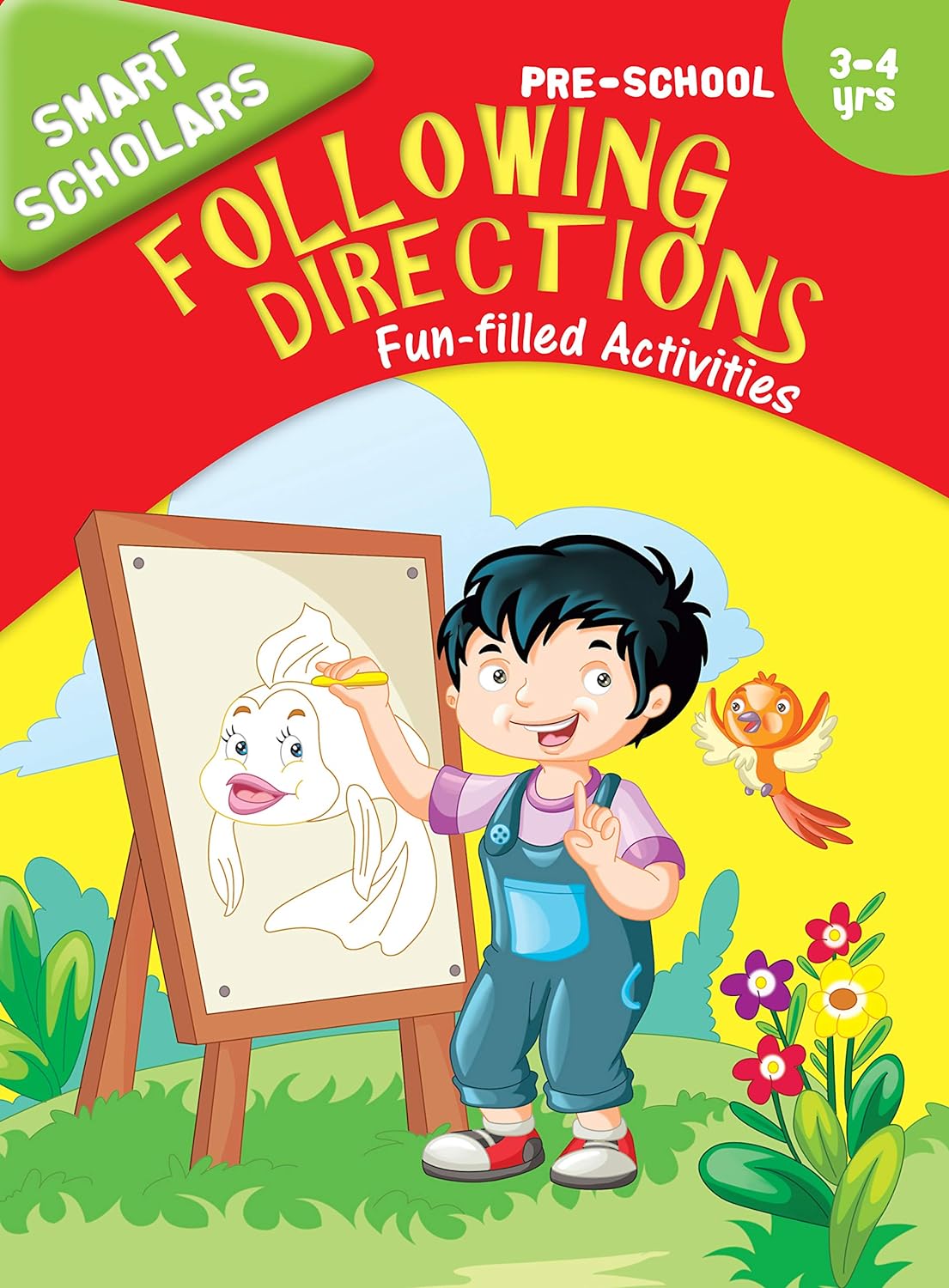 Smart Scholars Pre-School Following Directions - Om Books | Grocsy