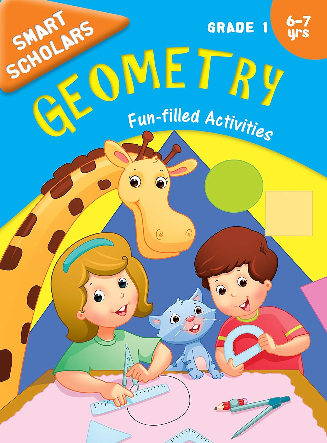 Smart Scholars Grade 1 Geometry - Om Books | Grocsy
