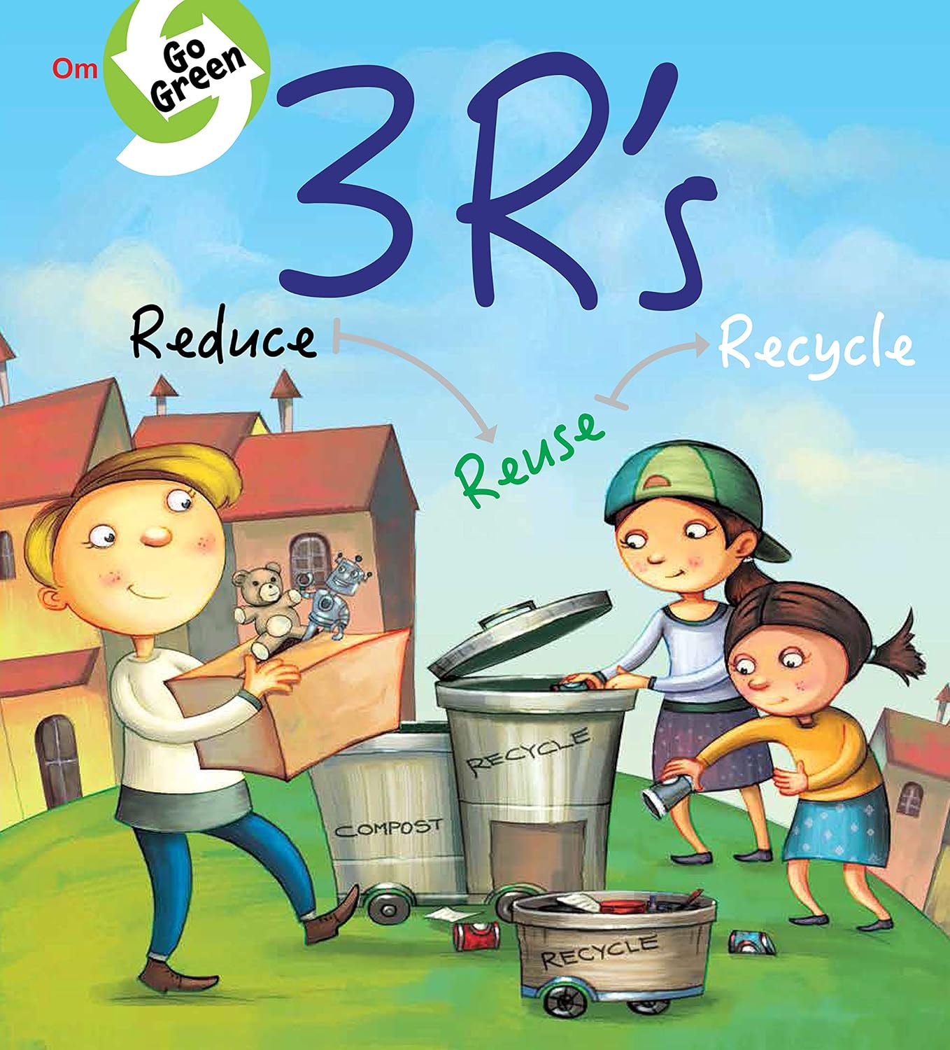 Go Green : 3 R's Reduce Recycle Reuse - Om Books | Grocsy