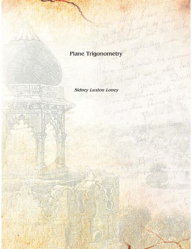 Plane Trigonometry - Gyan Books | Grocsy