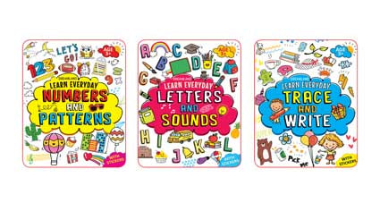 Dreamland Learn Everyday 3 Books Pack for Children Age 3+ | Grocsy