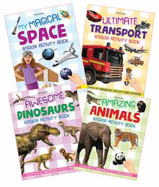 Dreamland Sticker Activity Books- A pack of 4 titles | Grocsy