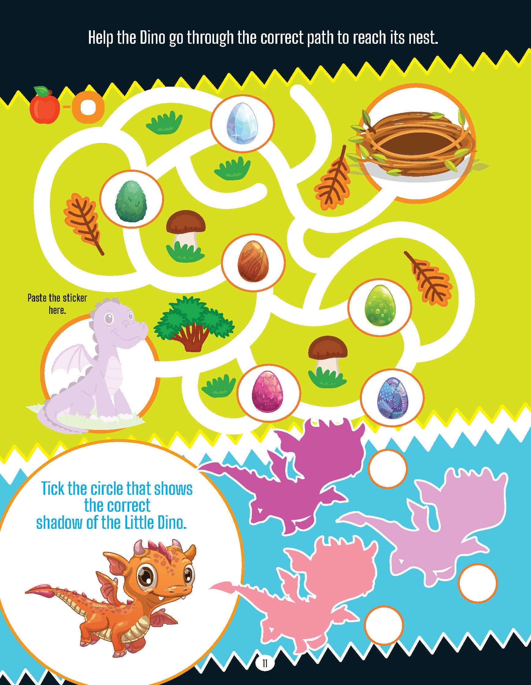 Dreamland Publications My First Amazing Activity Book- Dinosaurs, Dragons and Monsters : Children's Interactive & Activity Book | Grocsy