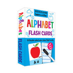 Dreamland Flash Cards Alphabet - 30 Double Sided Wipe Clean Flash Cards for Kids (With Free Pen) | Grocsy