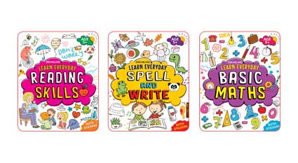 Dreamland Learn Everyday 3 Books Pack for Children Age 5+ | Grocsy