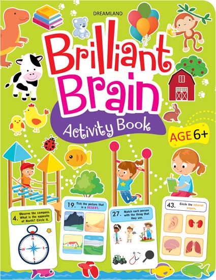 Dreamland Brilliant Brain Activity Book 6+ | Grocsy