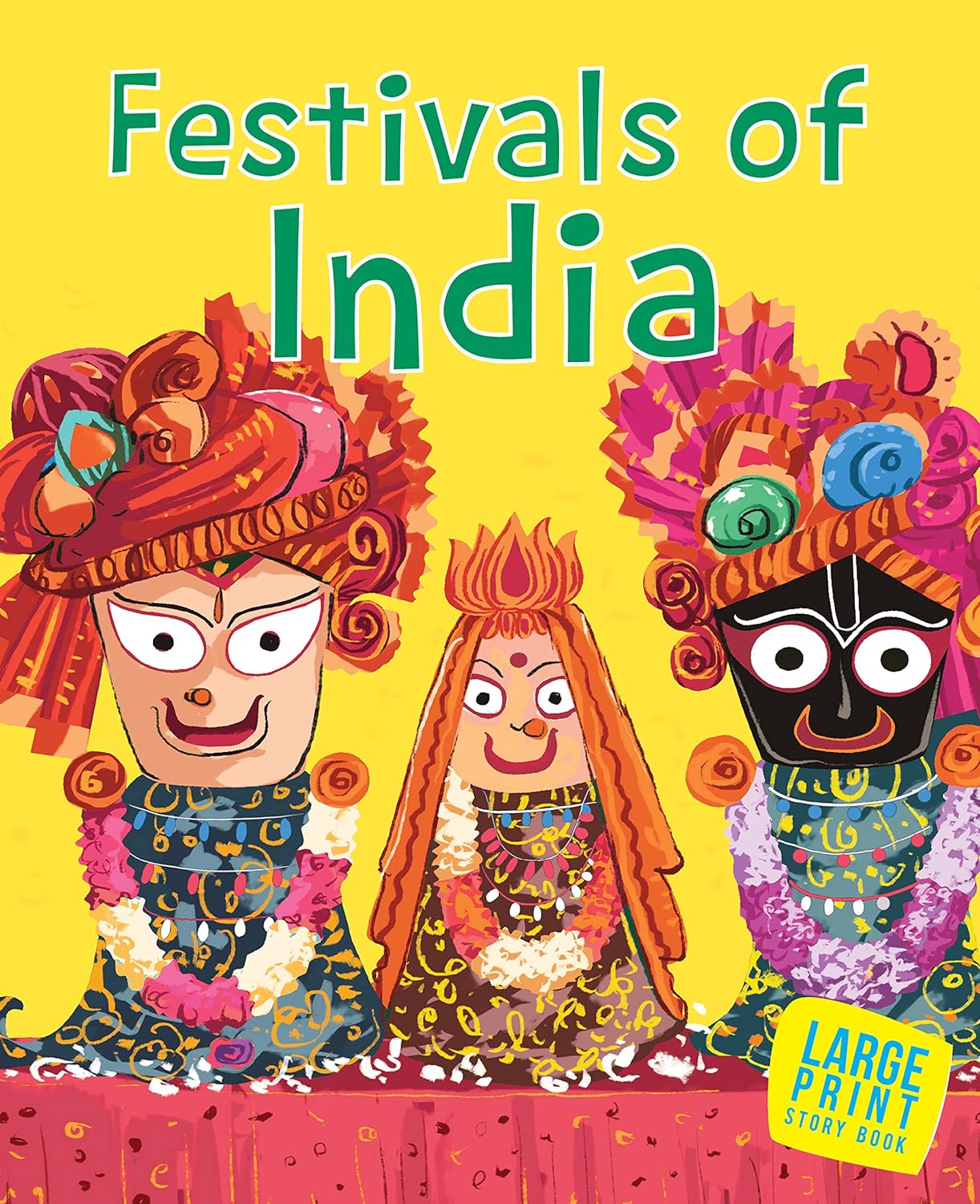 Festivals of India : Large Print (Paperback) - Om Books | Grocsy