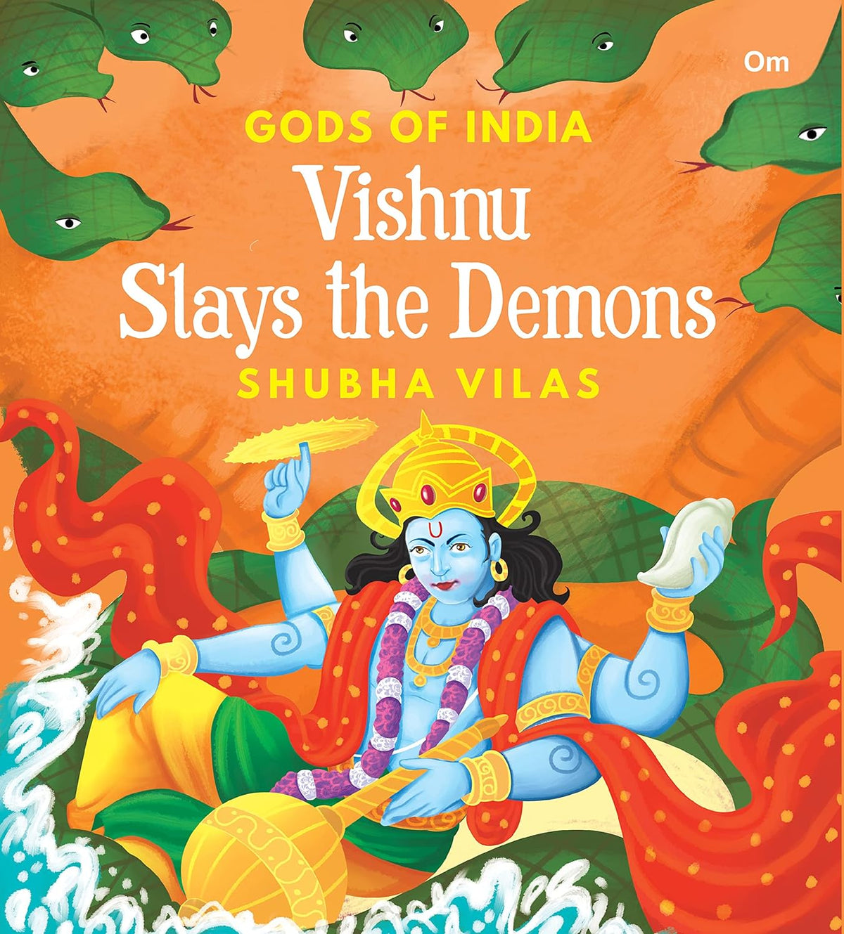 Gods of India : Vishnu Slays the Demons - Om Books | Grocsy