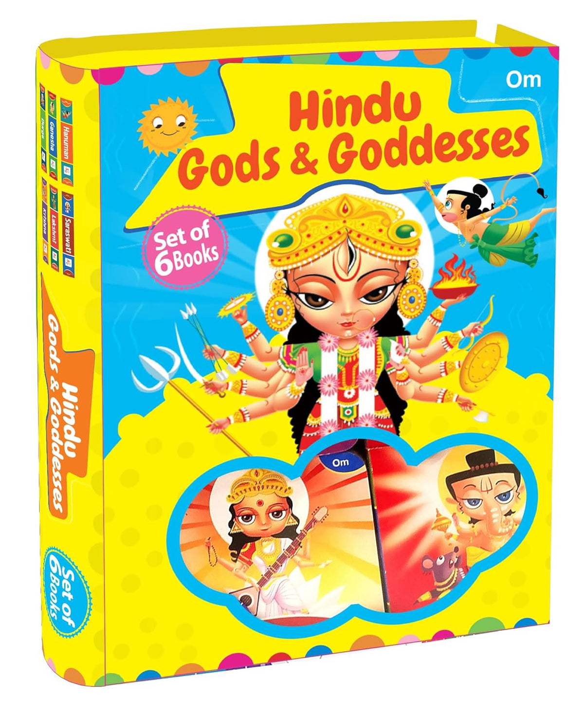 Hindu Gods & Goddesses -Set of 6 Books - Om Books | Grocsy