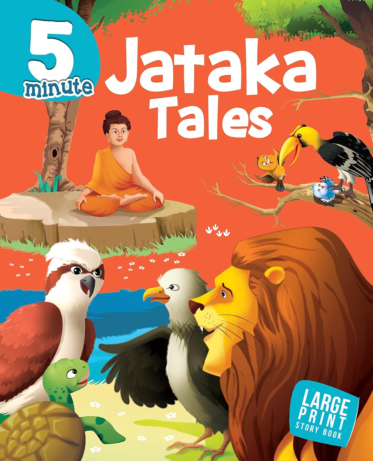 5 Minute Jataka Tales : Large Print - Om Books | Grocsy