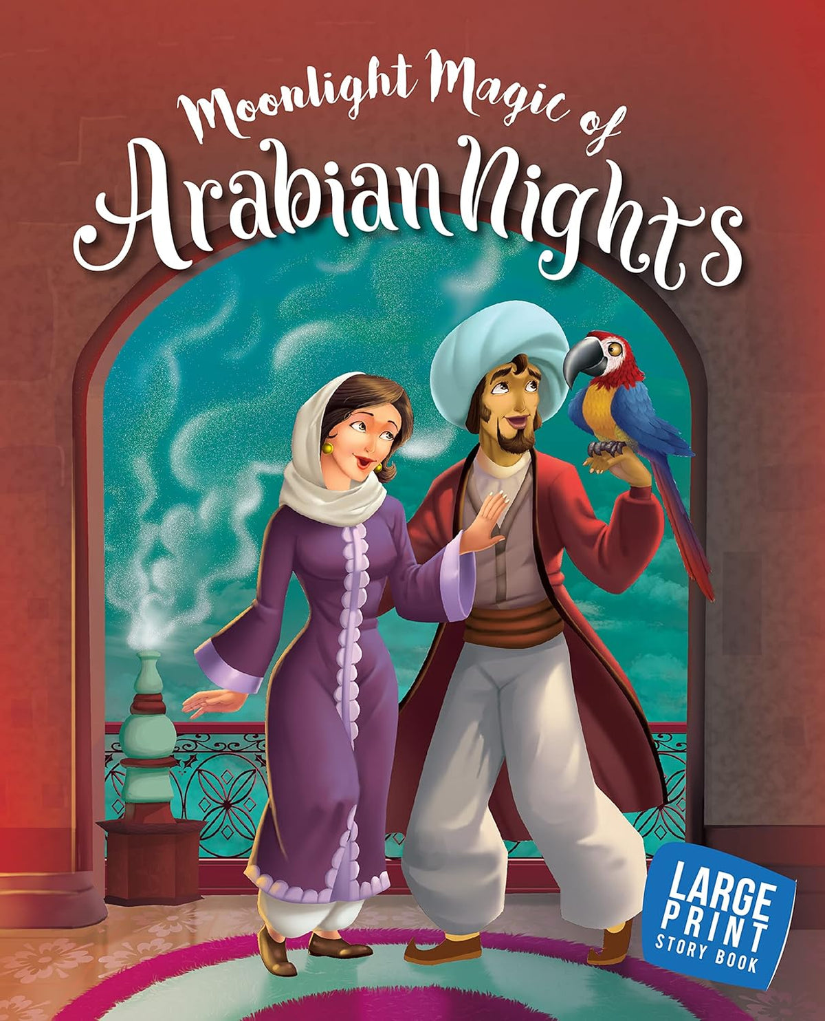 Moonlight Magic of Arabian Nights : Large Print - Om Books | Grocsy