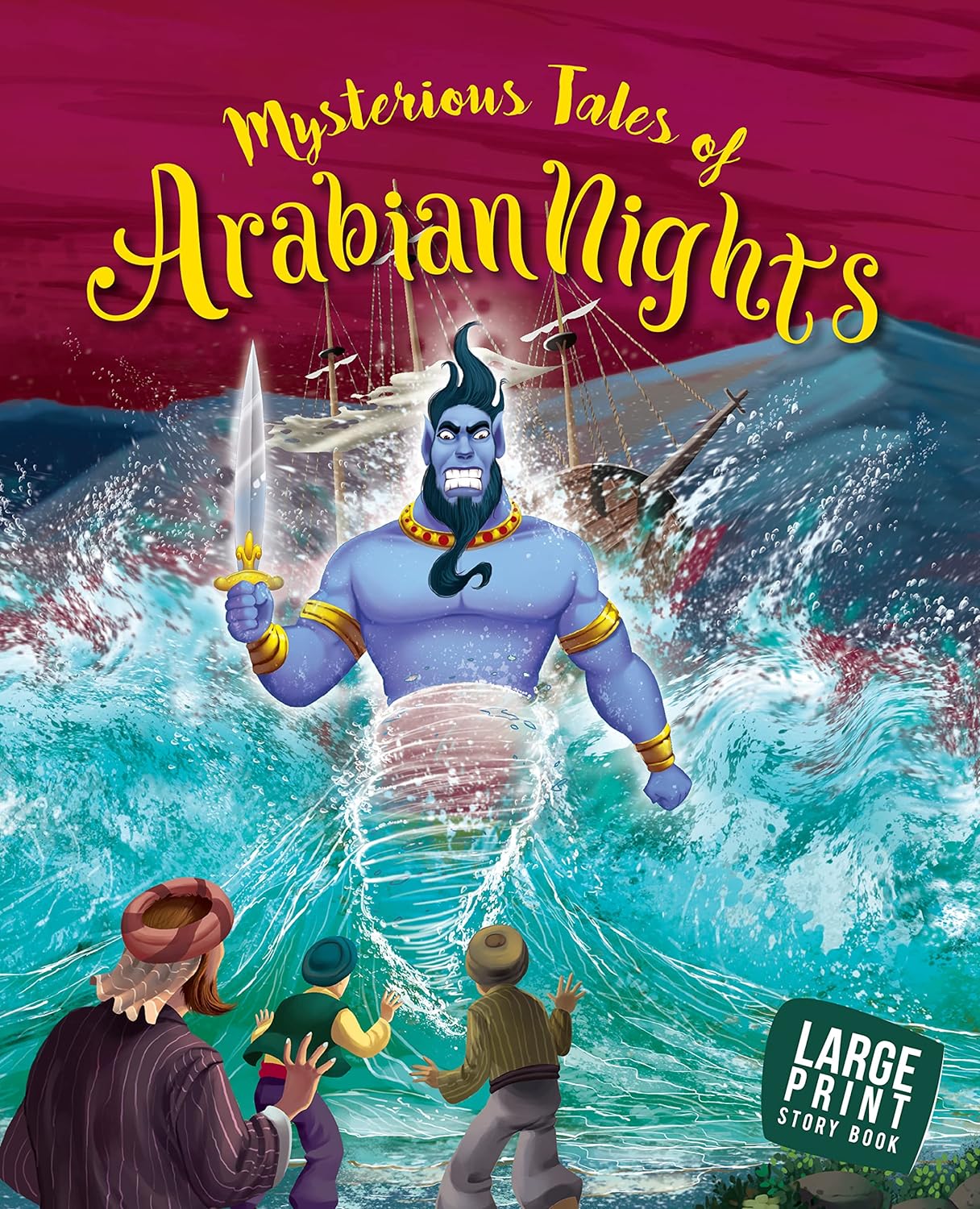 Mysterious Tales of Arabian Nights : Large Print - Om Books | Grocsy