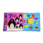 Dreamland Publications Baby My First Cloth Book 123 with Squeaker and Crinkle Paper, Non-Toxic Early Educational Toy for Toddler, Infants | Grocsy