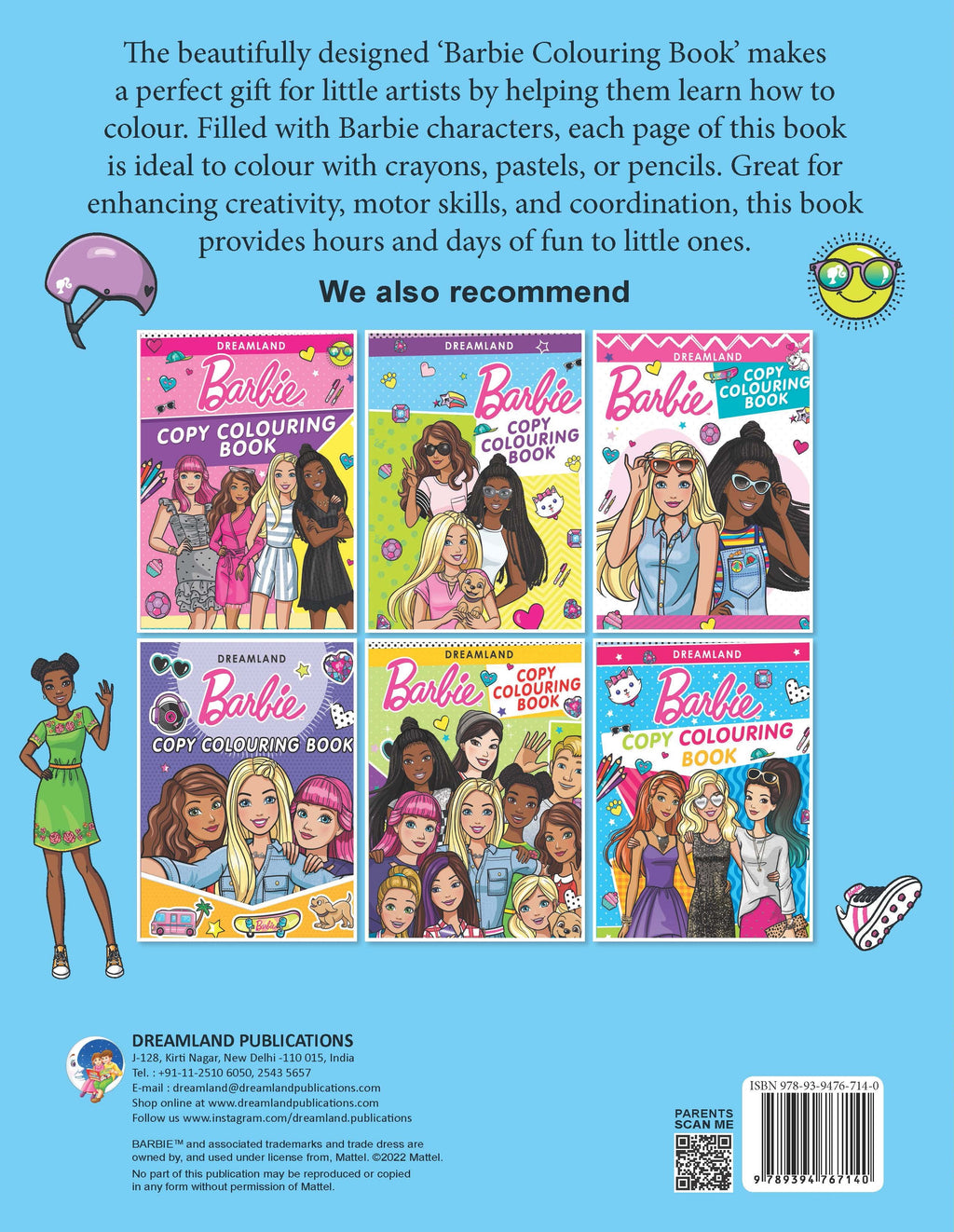 Dreamland Barbie Copy Colouring Book | Grocsy