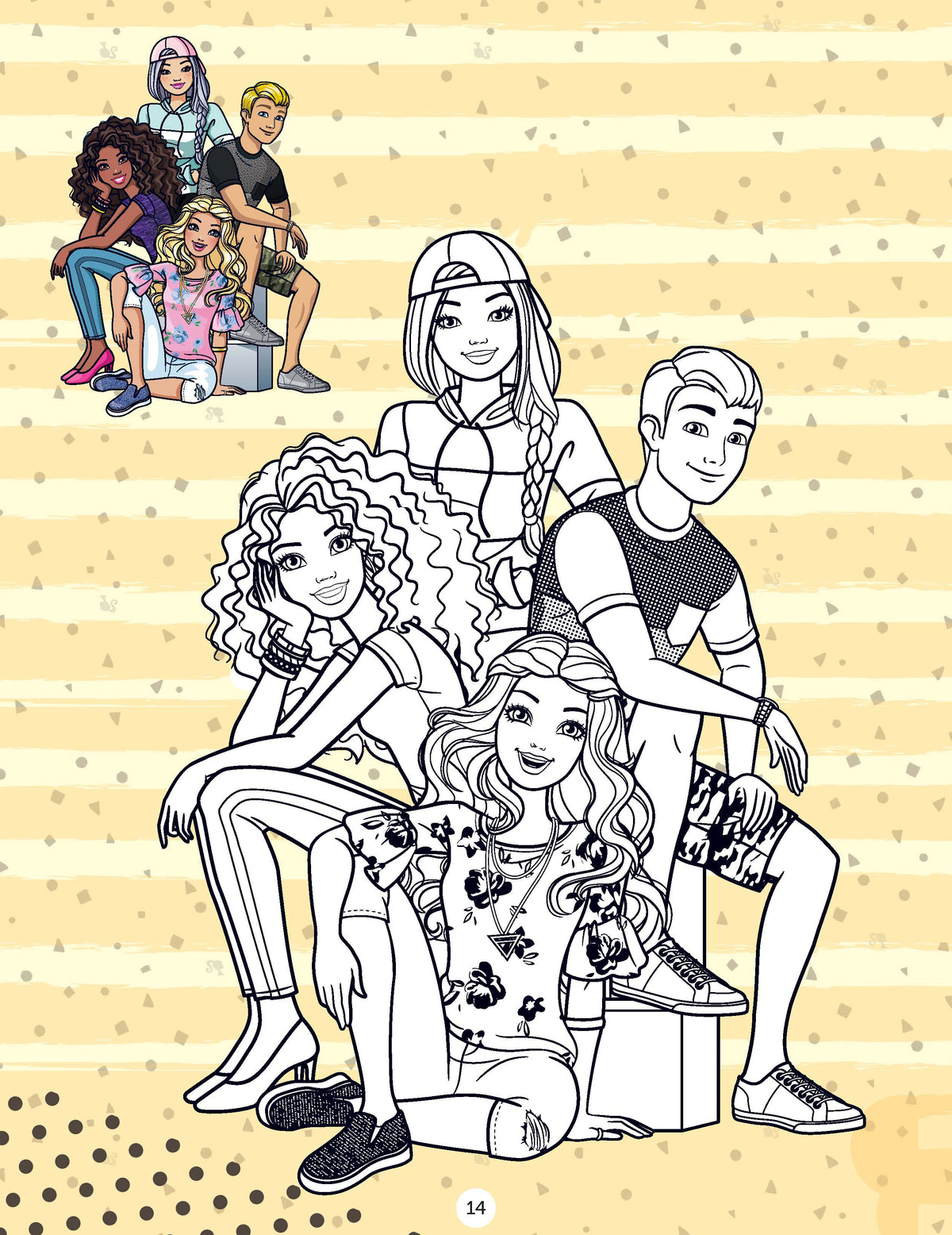 Dreamland Publications Barbie Copy Colouring Book | Grocsy