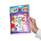 Dreamland Publications Baby My First Cloth Book ABC with Squeaker and Crinkle Paper, Non-Toxic Early Educational Toy for Toddler, Infants | Grocsy