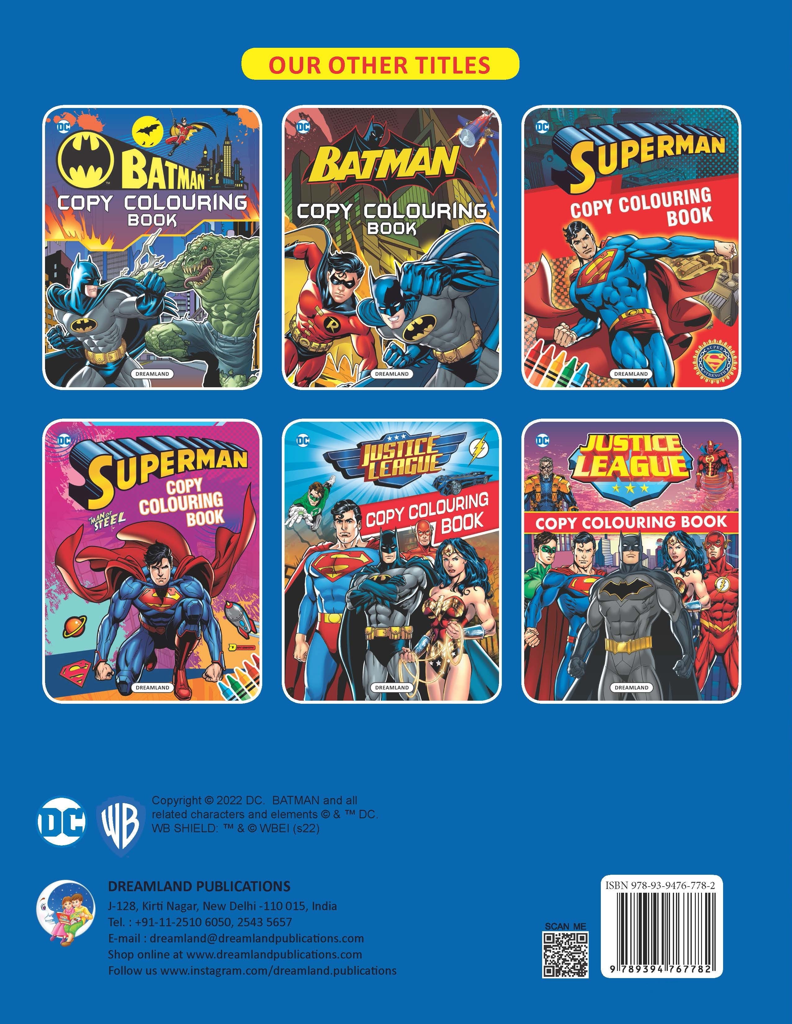 Dreamland Batman Copy Colouring Book | Grocsy