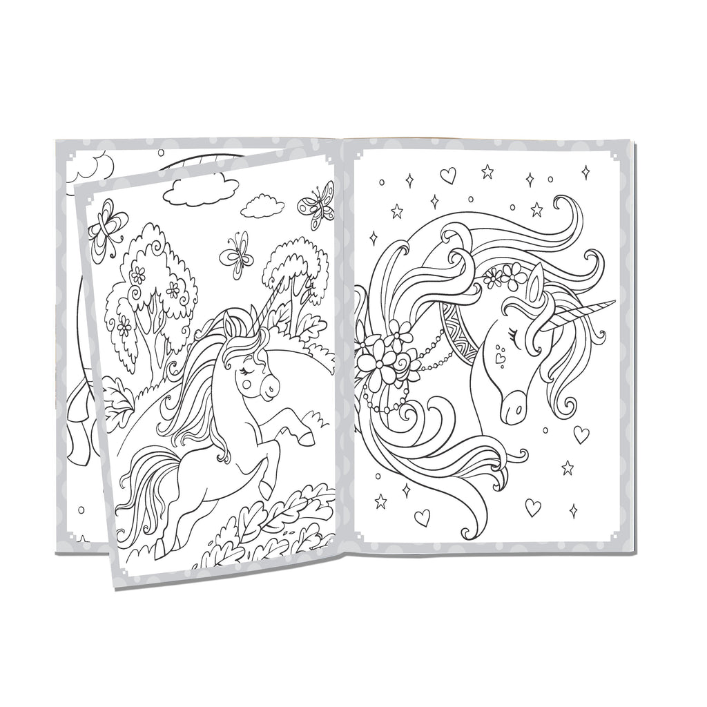 Dreamland Publications My Ultimate Unicorns Colouring Fun Book with Free Crayons : Children's Colouring Book | Grocsy