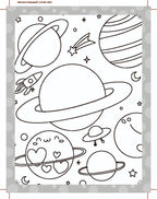 Dreamland Publications My Ultimate Space Colouring Fun Book with Free Crayons : Children's Colouring Book | Grocsy