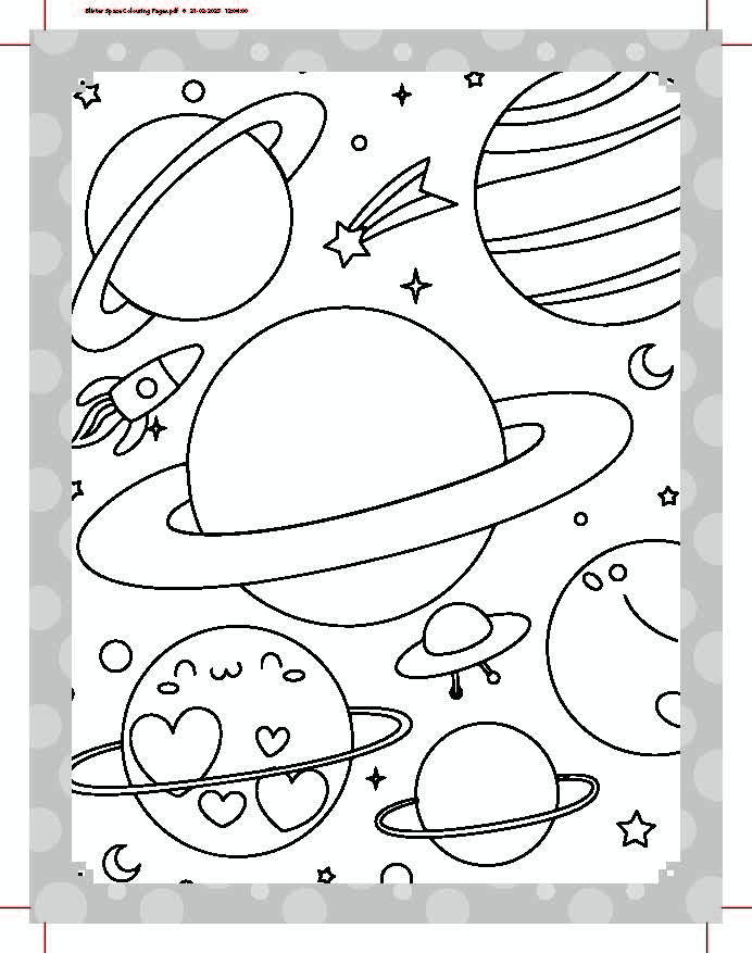 Dreamland Publications My Ultimate Space Colouring Fun Book with Free Crayons : Children's Colouring Book | Grocsy