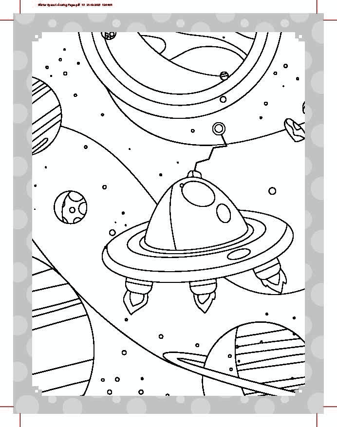 Dreamland Publications My Ultimate Space Colouring Fun Book with Free Crayons : Children's Colouring Book | Grocsy